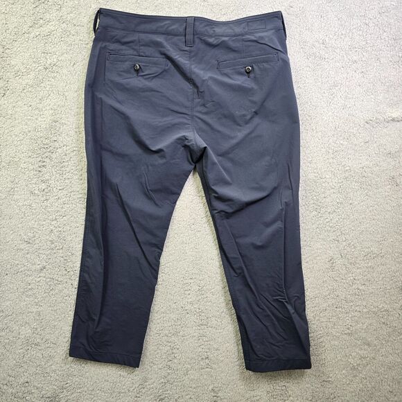 American Giant Pants Men's Blue Brigade Military Spec Stretch Chino Size 34 x26 - Picture 6 of 13